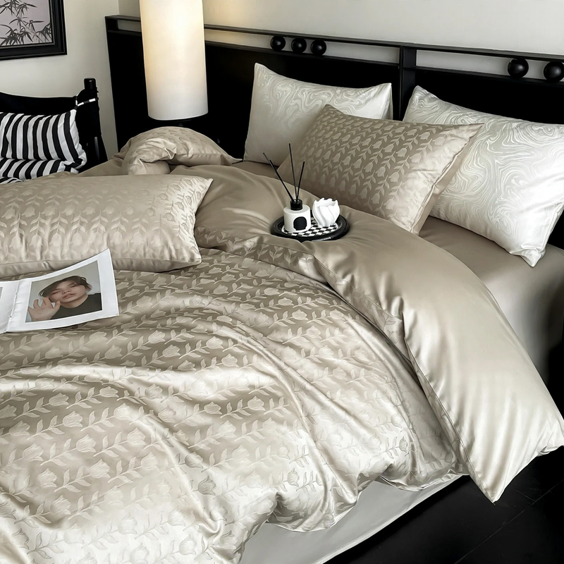 Luxus-Bettwäsche-Set aus Langstapelkamm-Baumwolle