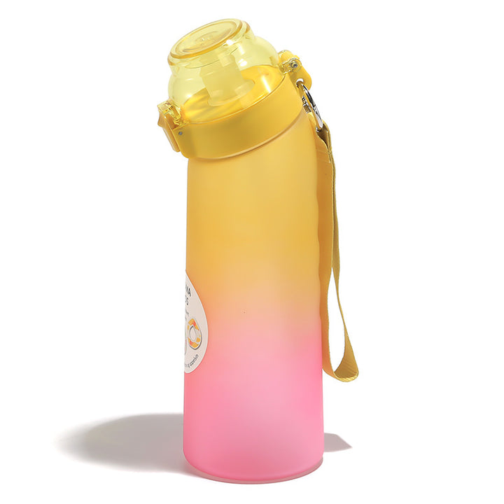 Trinkbecher mit Aromaring und Strohhalm, 800 ml