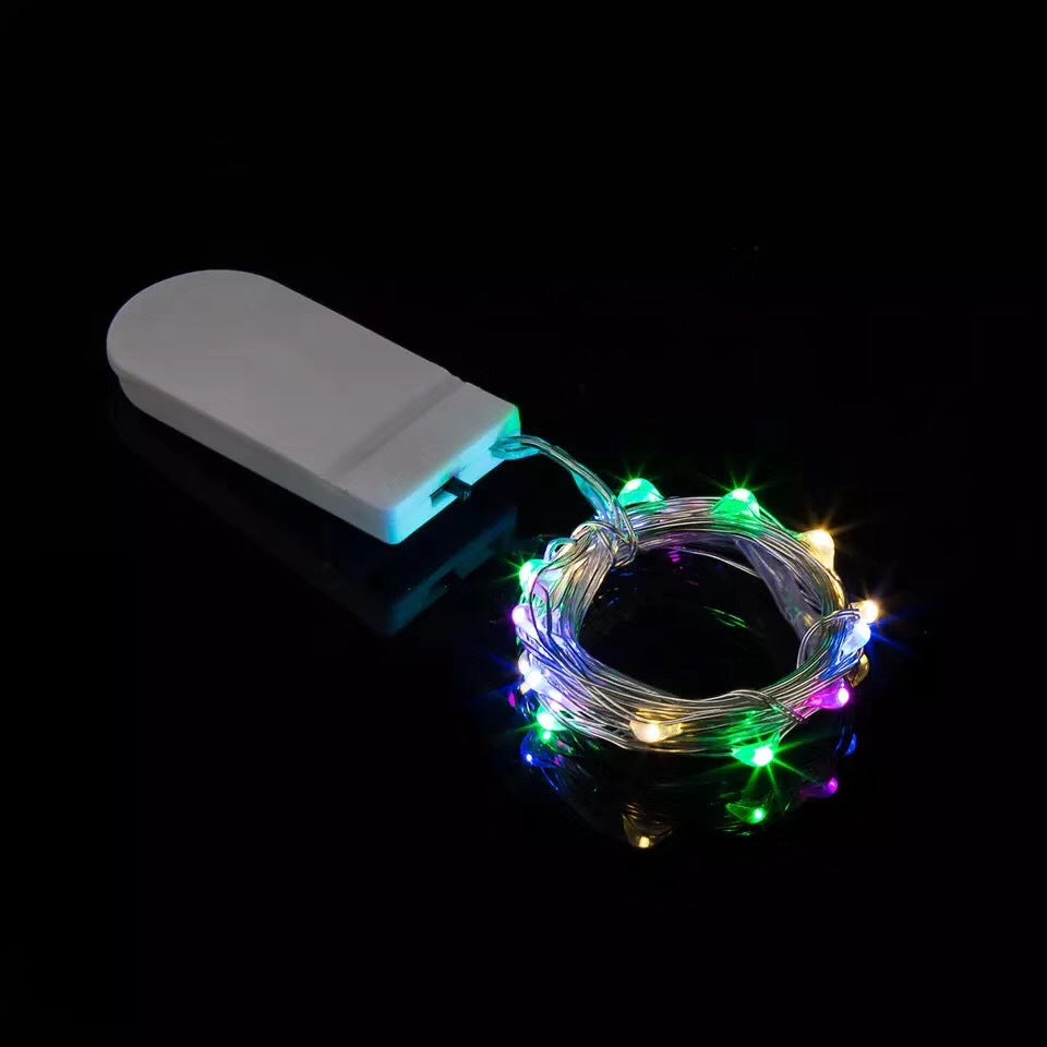 LED-Kupferdraht-Lichterkette mit Batteriebox