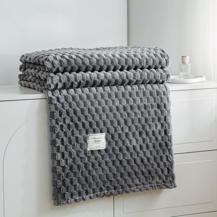 Flanell-Wohndecke, unifarben, verschiedene Größen