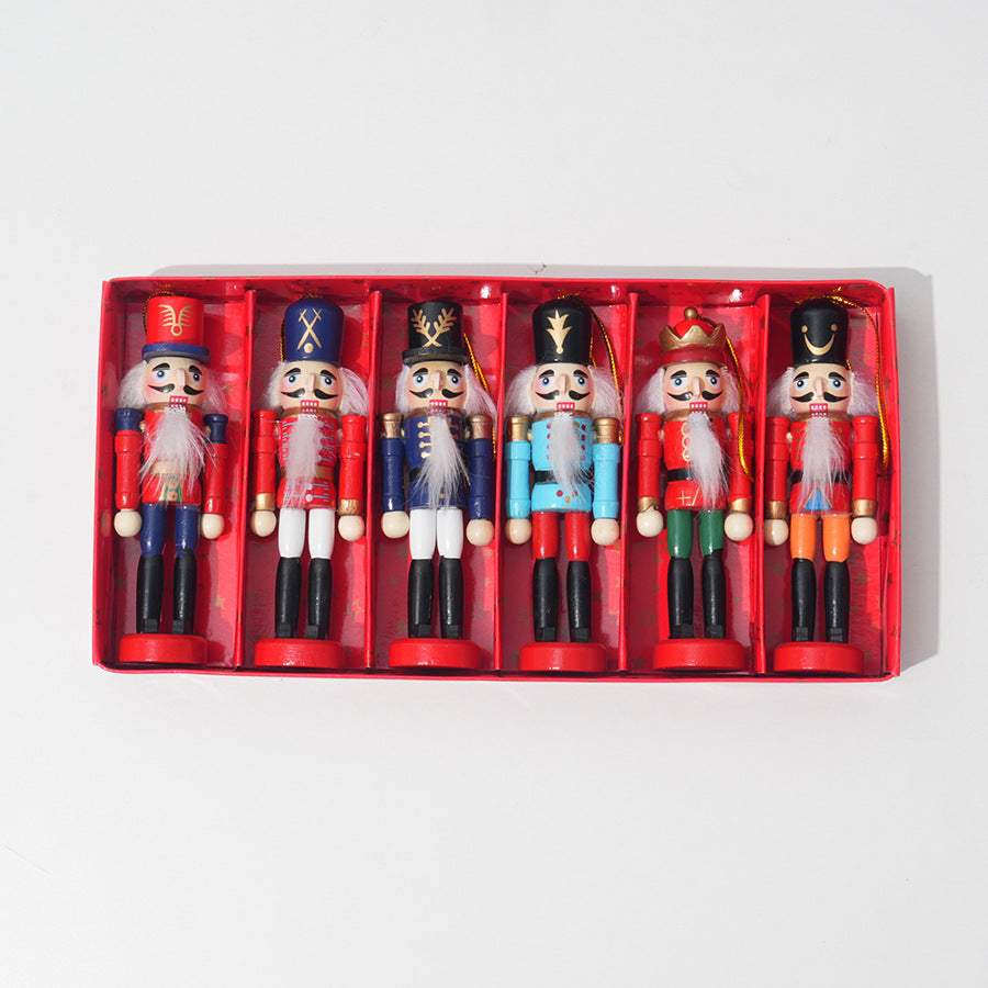 Nussknacker-Set, 12,5 cm, Weihnachtsbaumschmuck