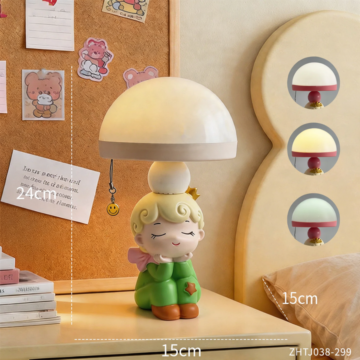 Quallen-Tischlampe mit Märchen-Design