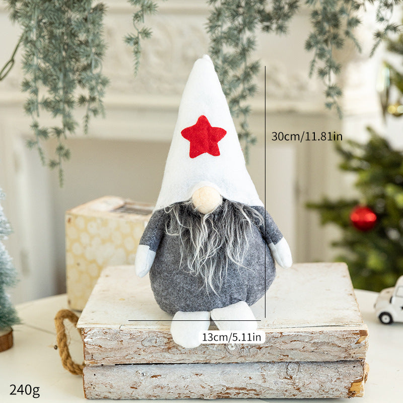 Dekorative Zwergen-Puppe für die Weihnachtszeit