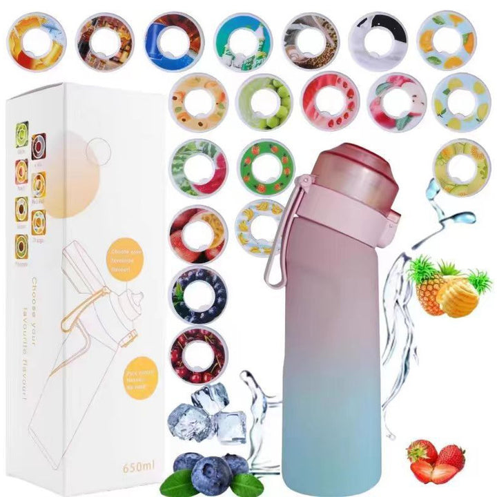 Tritan-Sportflasche mit Geschmacksringen, 650 ml