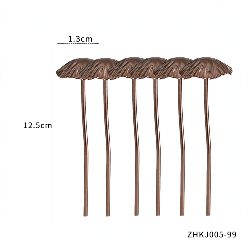 Pilz-Blumenstecker aus Metall für Garten und Haus