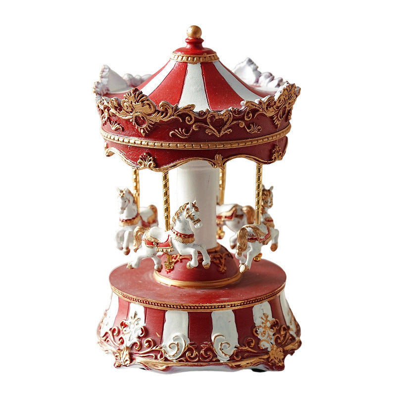 Weihnachts-Spieluhr aus Kunstharz