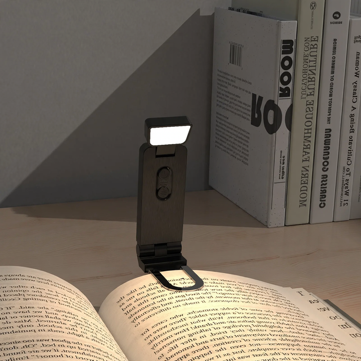 LED-Klemmleuchte mit Timer, USB-aufladbar