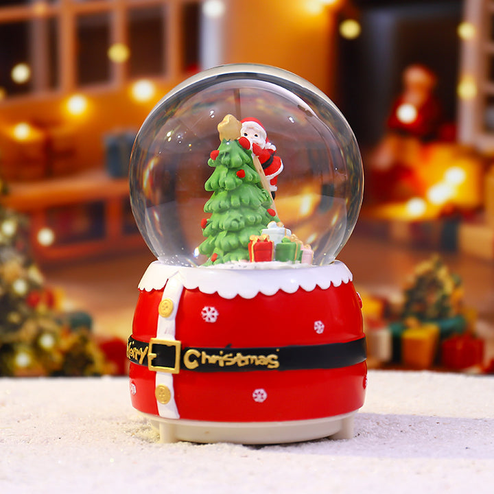 Weihnachts-Schneekugel mit Weihnachtsmann-Motiv