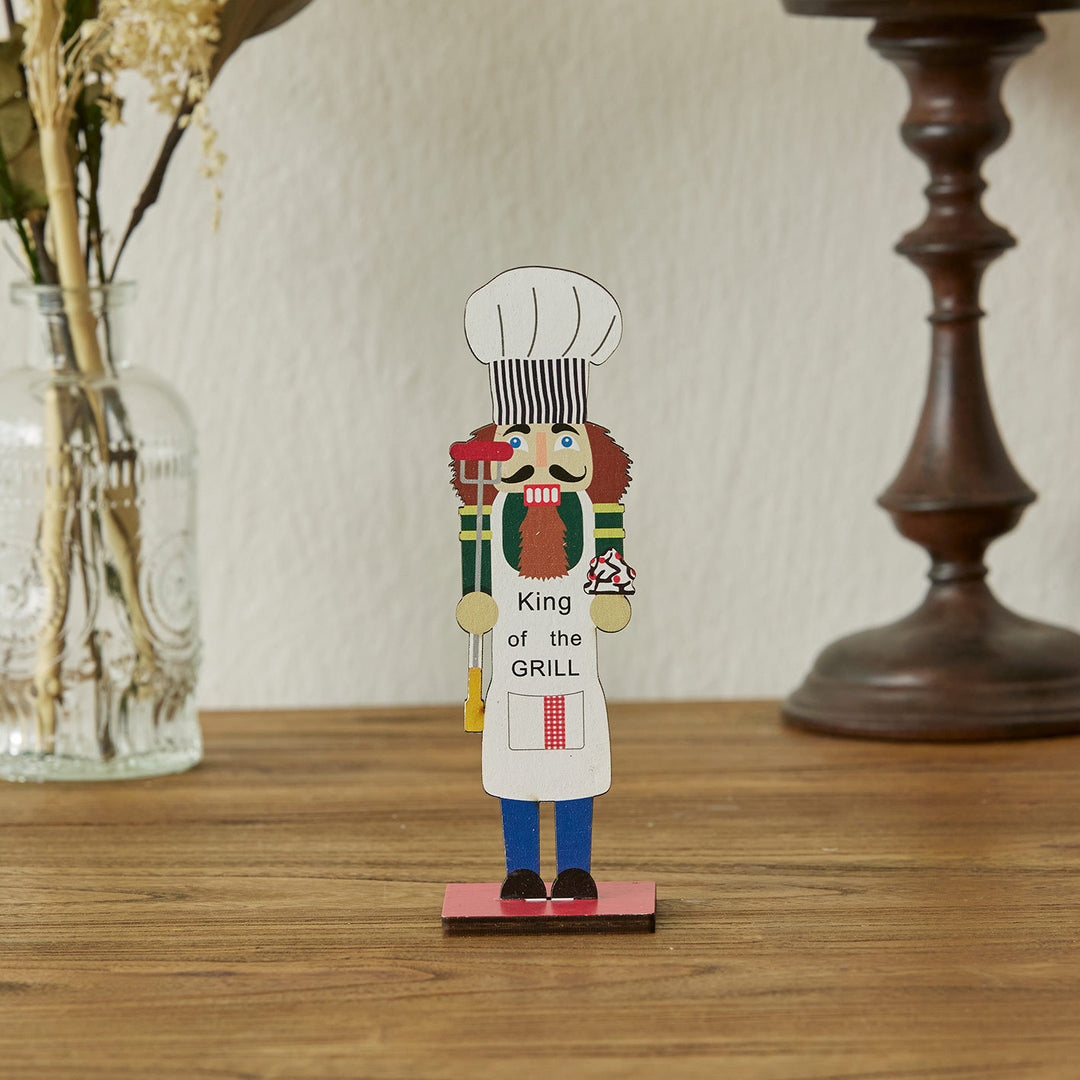 Dekorativer Holz-Nussknacker Soldat für Weihnachten