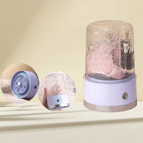 Tragbare Waschmaschine mit Akku, kompakt und wasserdicht