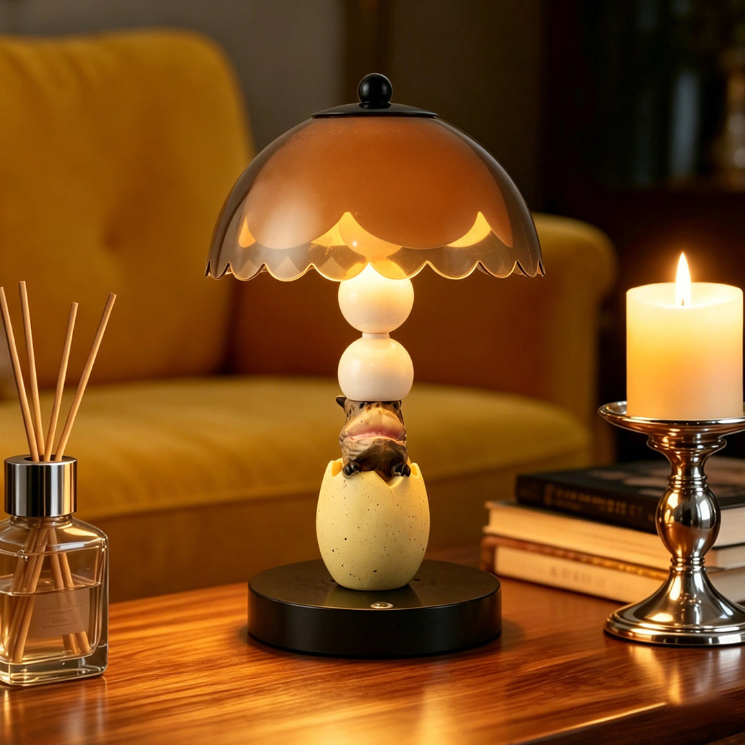 Dinosaurier-Tischlampe mit Farbwechsel