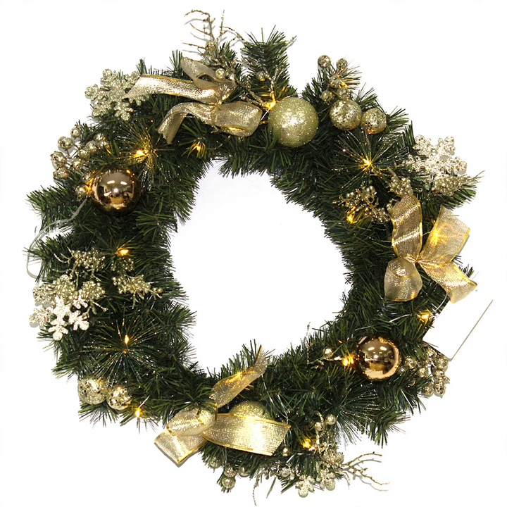 PVC-Weihnachtskranz für Tür und Baum