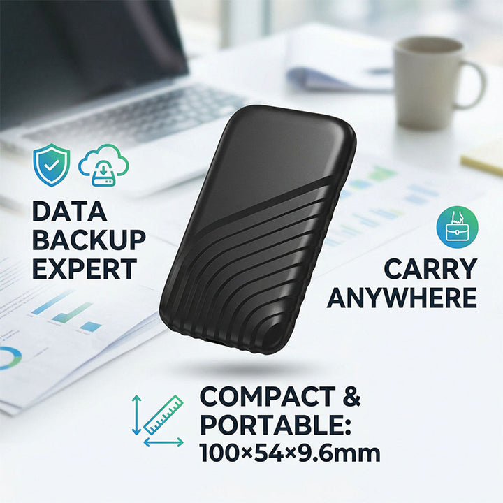 Mobile SSD, bis 128 TB, USB-C / USB 3.1