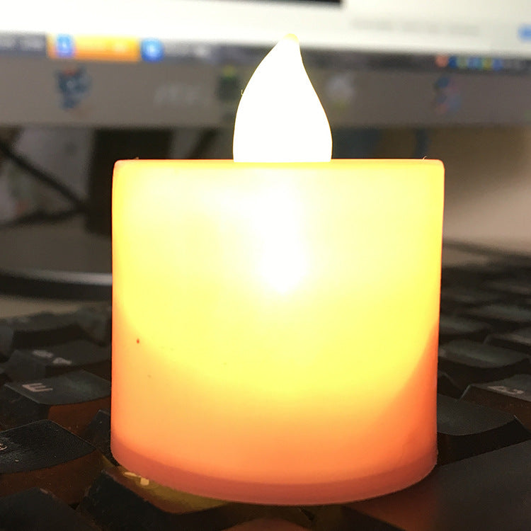 LED-Stumpenkerze für Dekorationen