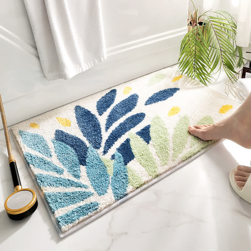 Fluffy Absorbent Bath Rug with Non Slip Backing | Karnz