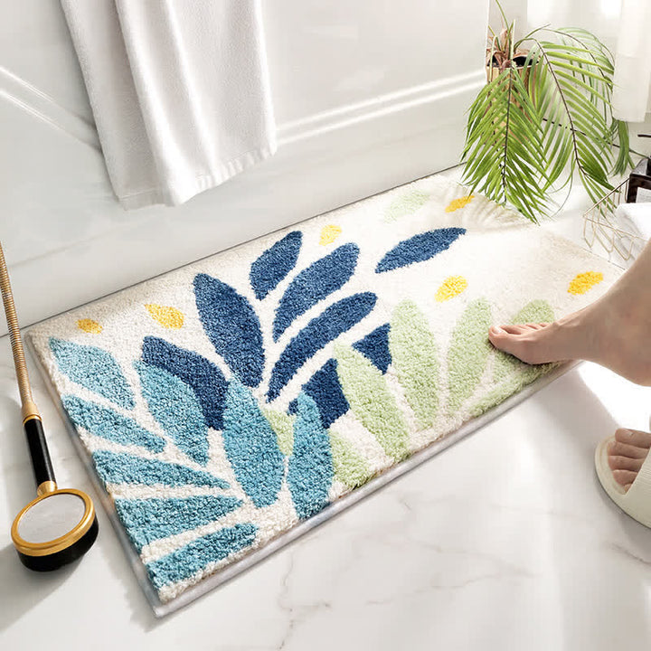 Fluffy Absorbent Bath Rug with Non Slip Backing | Karnz