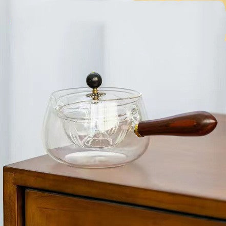 Rotary Glas Teekanne mit Sieb. | Karnz