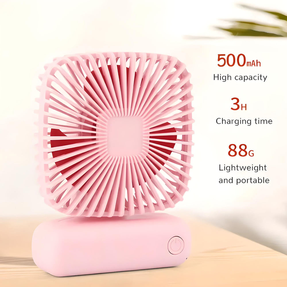 Tragbarer USB wiederaufladbarer Mini Handventilator | Karnz