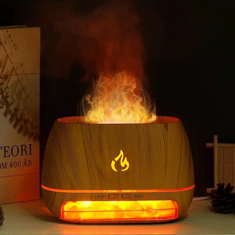 Woyuosn 3-in-1 Himalaya Salzrock Duft Diffuser Schüssel