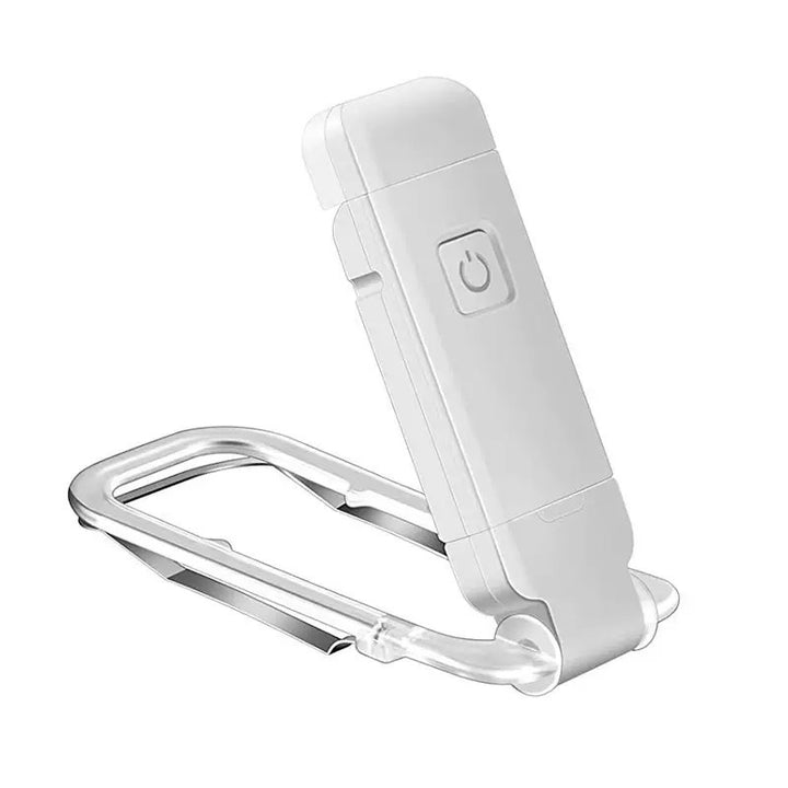 Mini-LED-Klemmleuchte, faltbar, USB-aufladbar