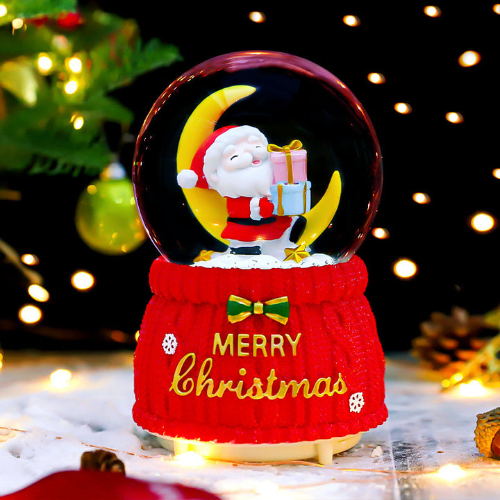 Weihnachts-Schneekugel mit Weihnachtsmann-Motiv