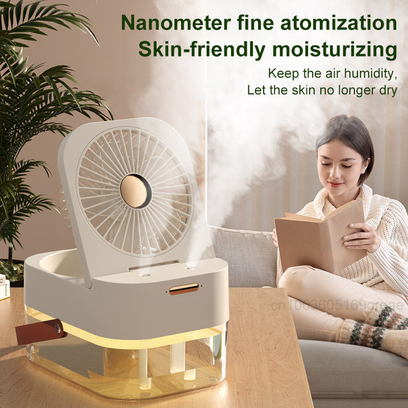 Tragbarer Sprühventilator mit Nachtlicht | Karnz