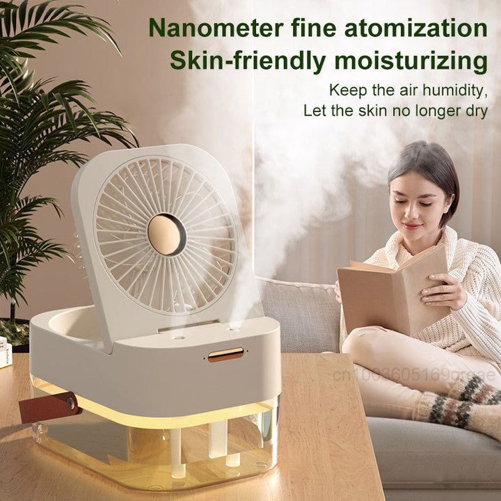 Portabler Spray-Ventilator mit Nachtlicht | Karnz