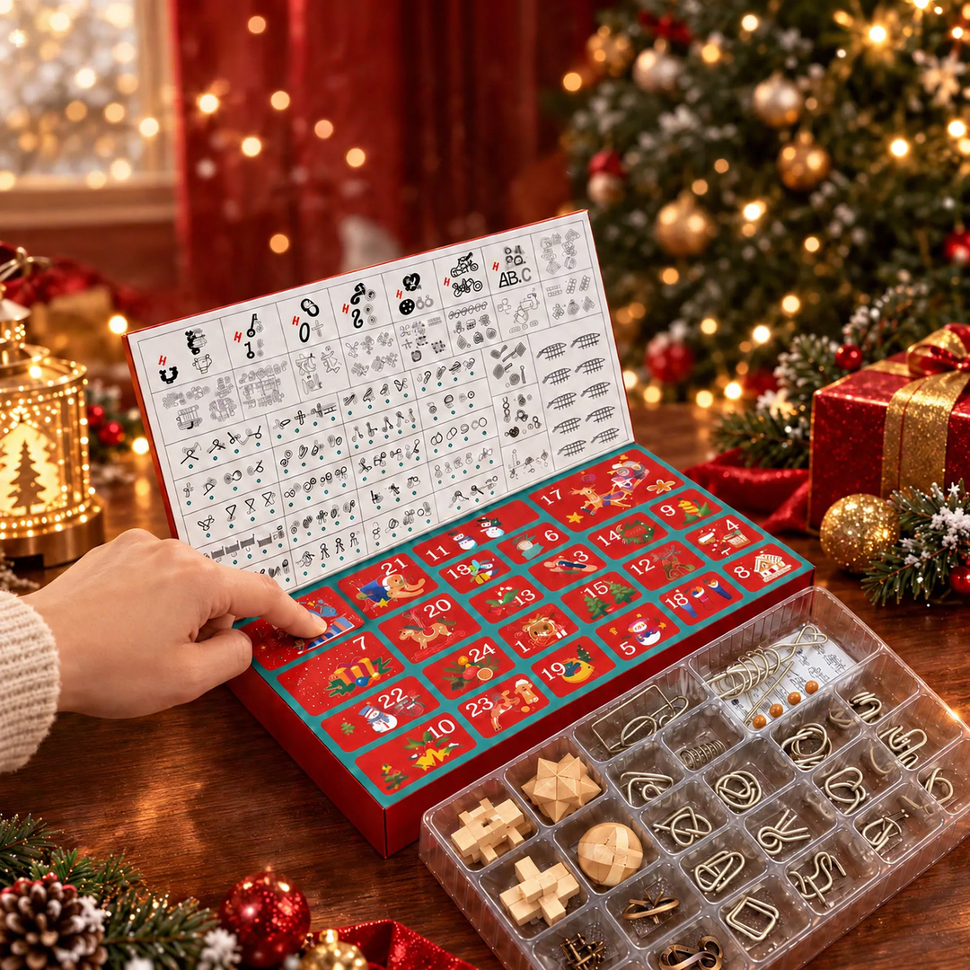 Adventskalender mit 24 Geduldsspielen und Knobelaufgaben