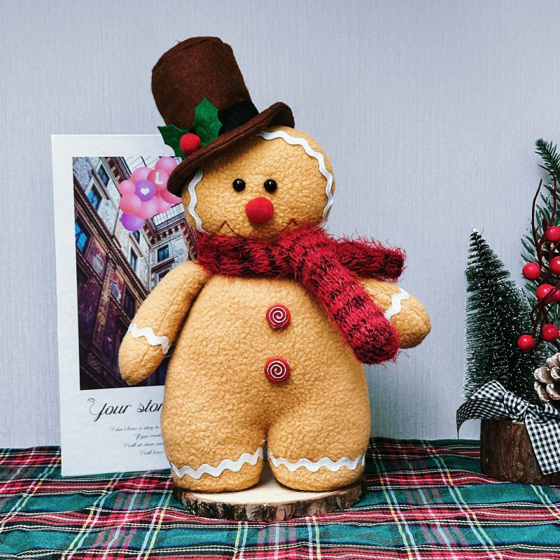 Dekorative Lebkuchenmann-Puppe für Weihnachten