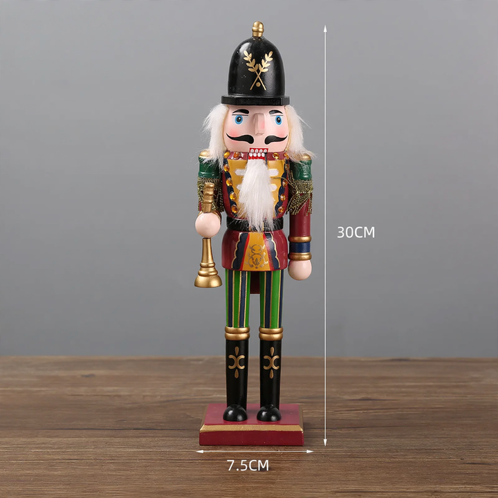 Dekorative Nussknacker-Figur aus Holz, europäischer Stil