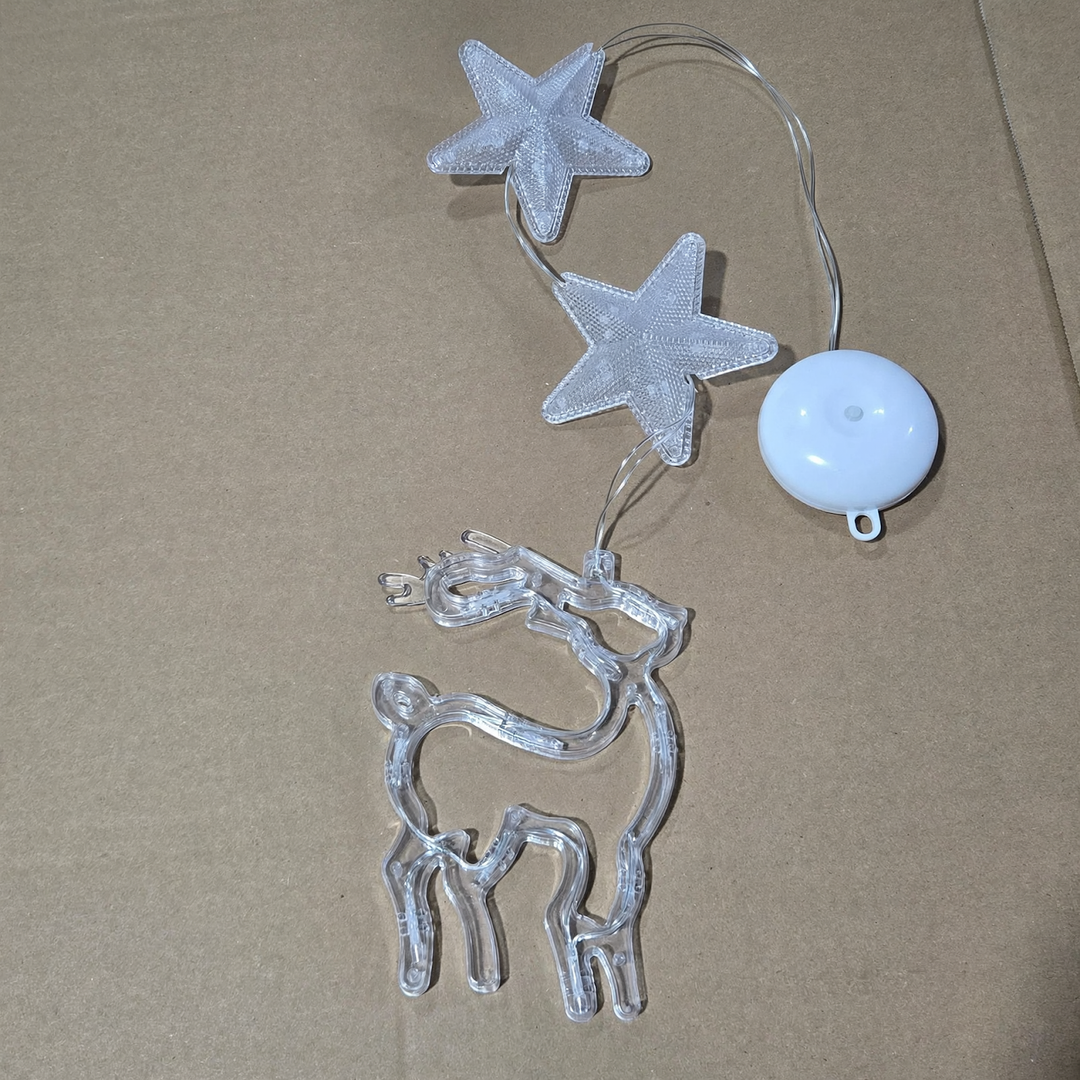 LED-Fensterdekorationsleuchte mit Saugnapf