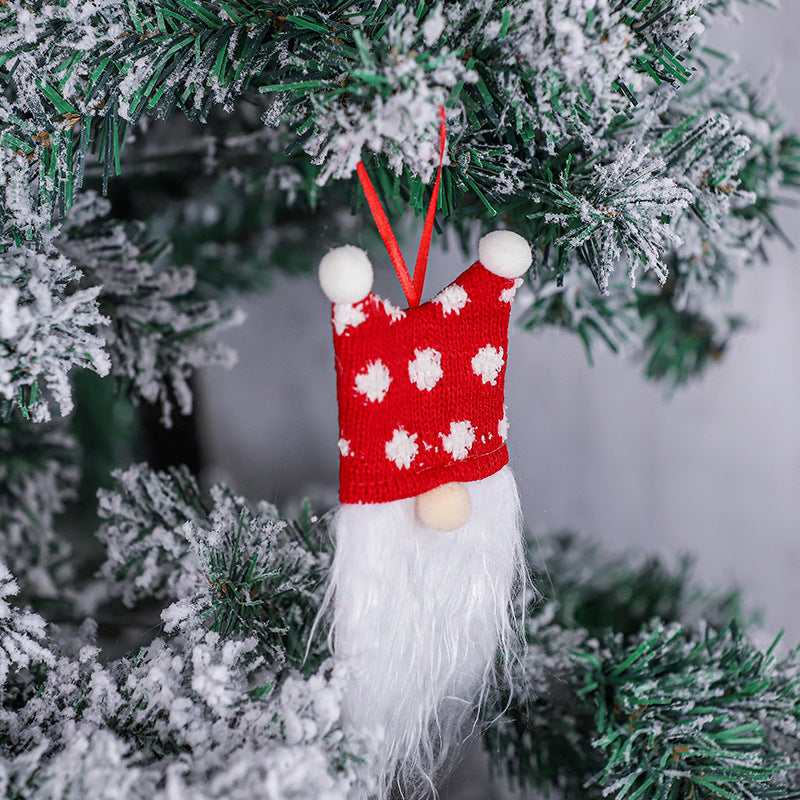 Stoff-Weihnachtsanhänger Wichtel-Set