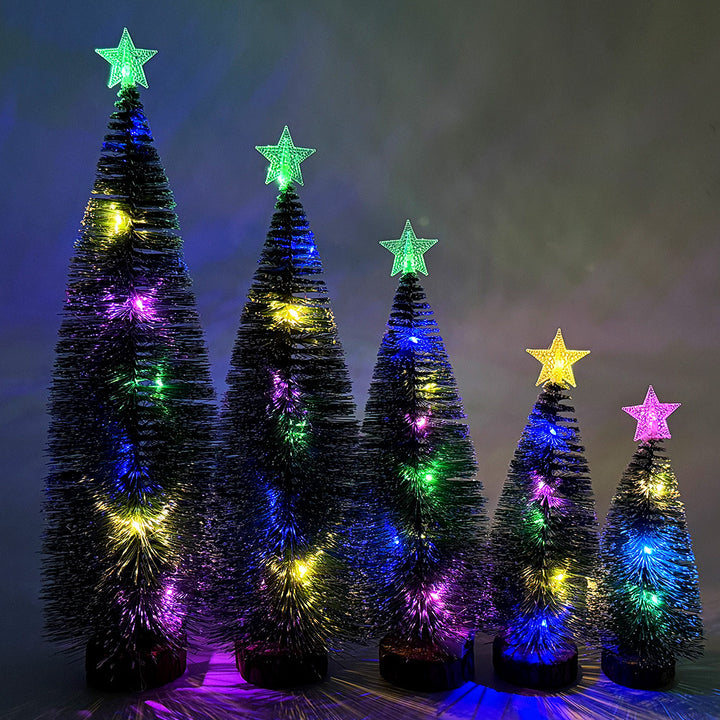 Miniatur-Weihnachtsbaum mit LED-Stern