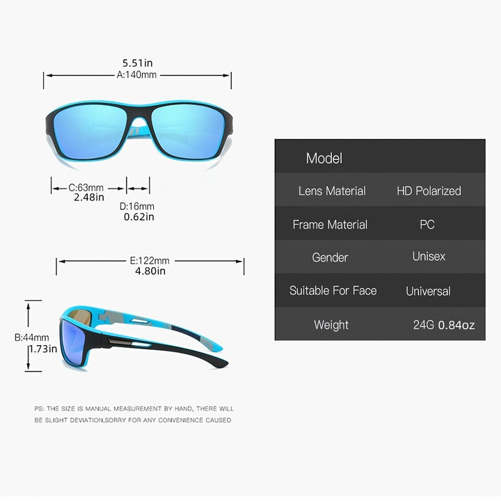 Sport-Sonnenbrillen für Herren – Polarisiert mit UV400-Schutz – VisionX Pro | Karnz