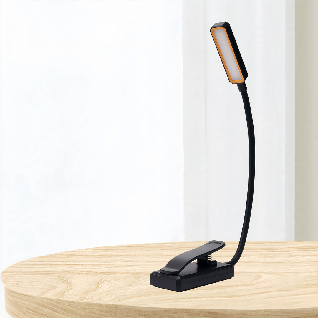 USB-Klemmleuchte für das Studium, augenschonend