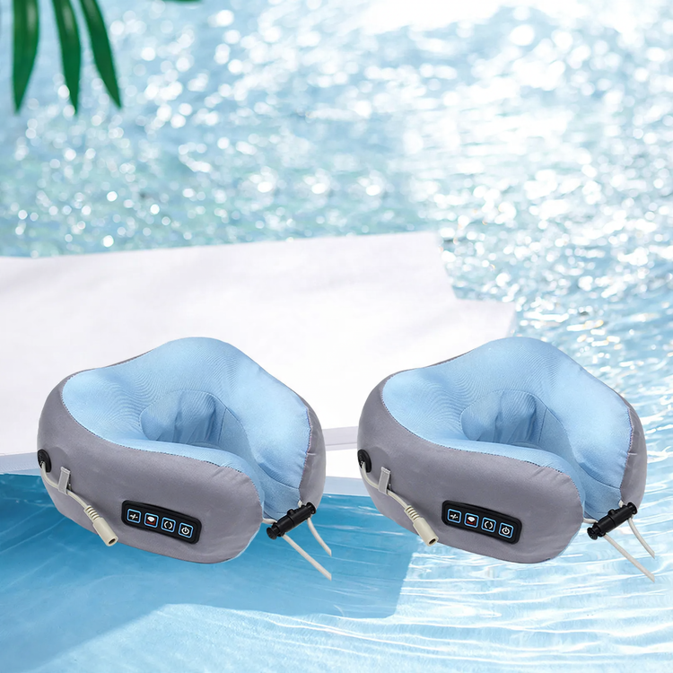 Nackenmassagekissen mit Wärmefunktion und USB-Ladung