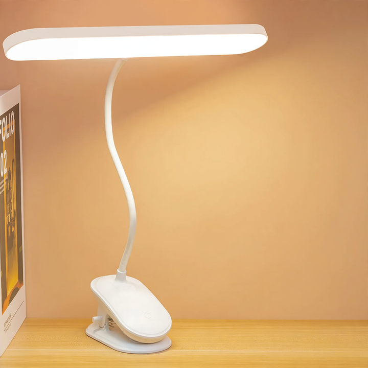 Verstellbare Klemmleuchte für Schreibtisch und Bett