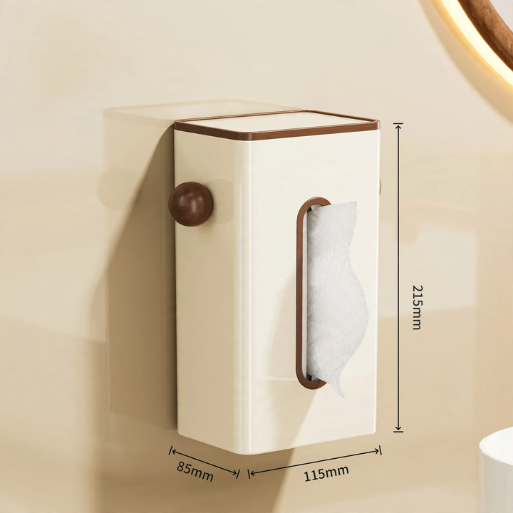 Wandmontierte Kosmetiktuchbox, Kunststoff