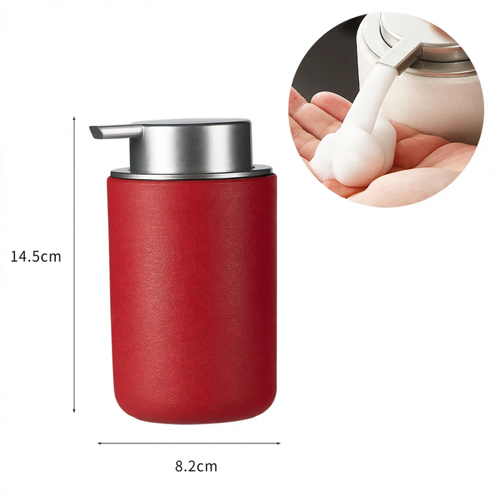 Keramik-Seifenspender mit Druckpumpe