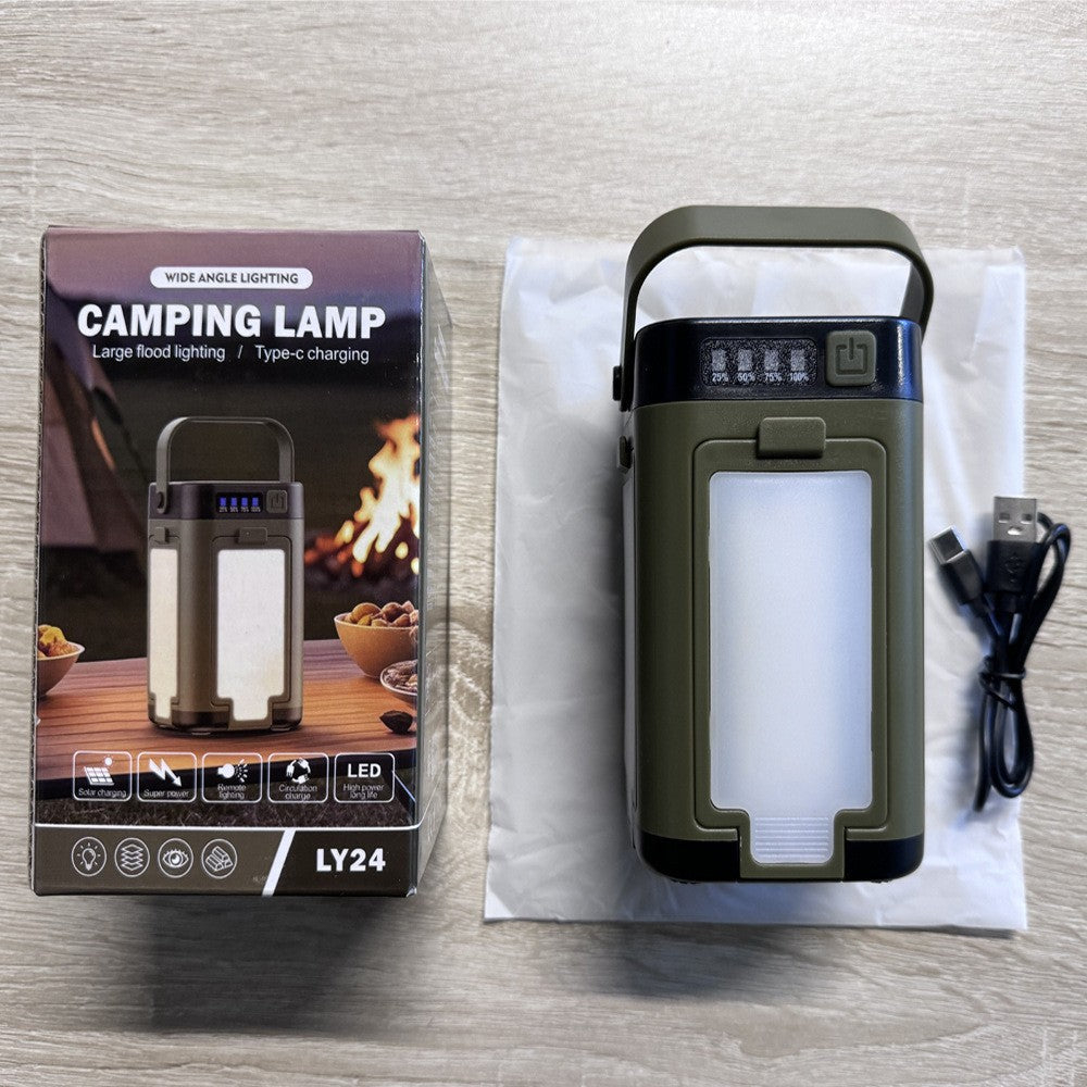 LED-Campinglampe mit Akku und Notlichtfunktion