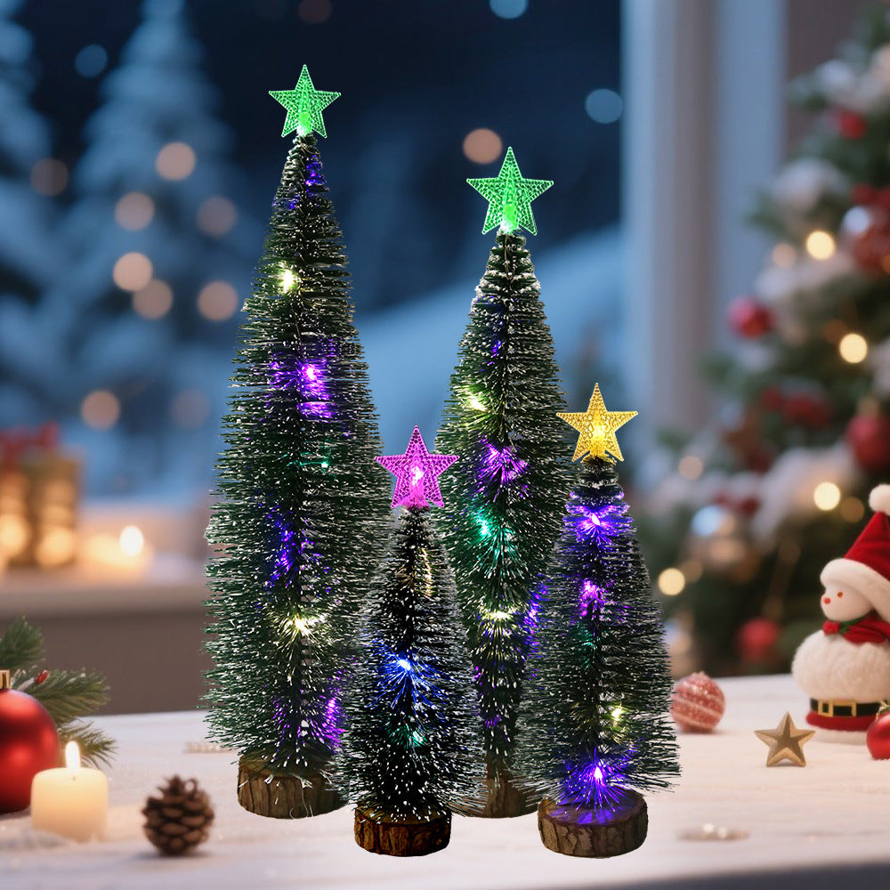 Miniatur-Weihnachtsbaum mit LED-Stern