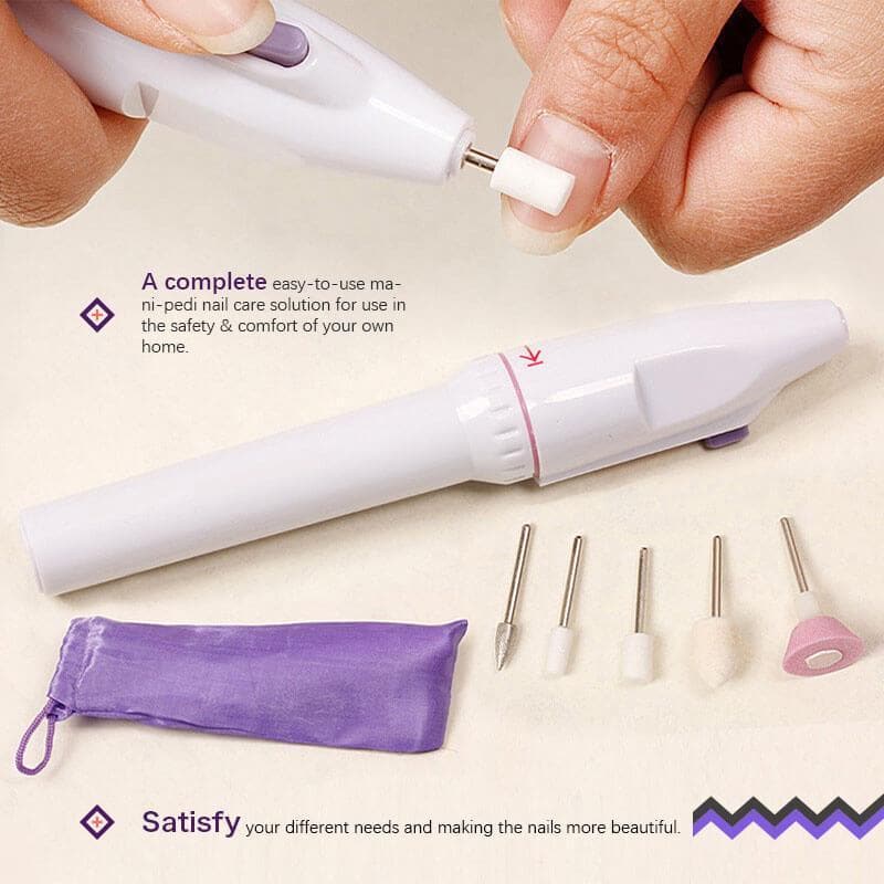 NailPro Elektrische Nagelfeile Set 2er-Pack | Karnz
