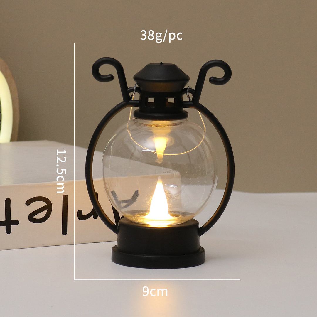 LED-Windlicht im Retro-Stil, dekorative Tischleuchte