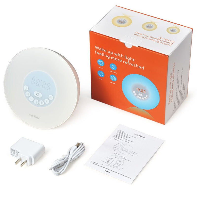 LED-Wecklicht mit Sonnenaufgangssimulation und FM-Radio