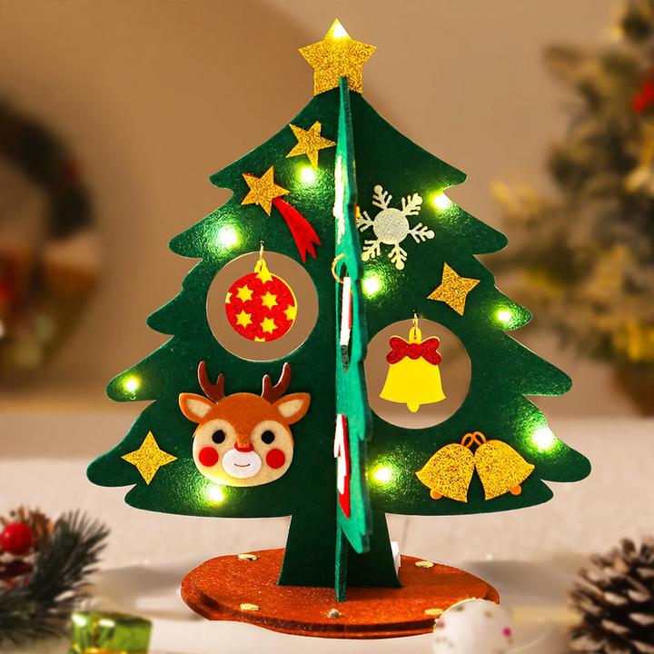 DIY-Weihnachtsbaum aus Stoff zum Basteln