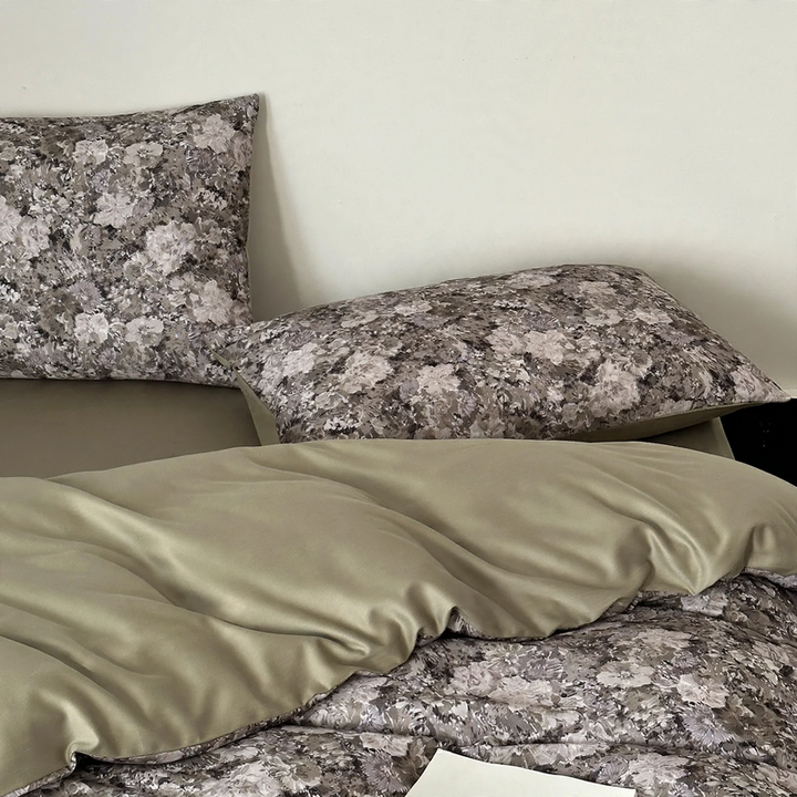 Bettwäscheset aus angerauter Baumwolle, bedruckt, Luxus-Stil