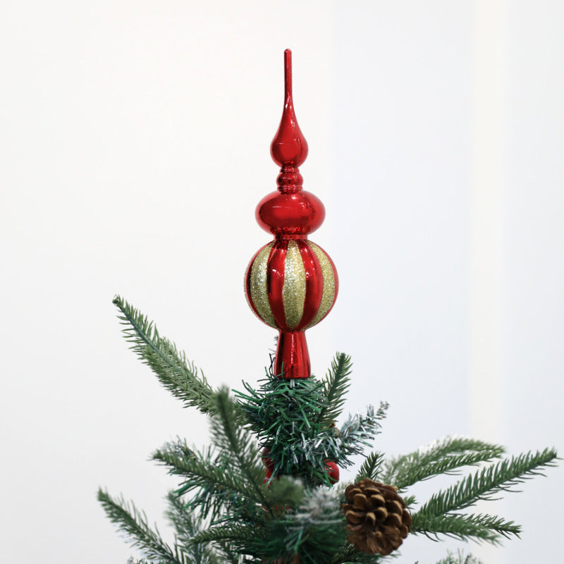 Weihnachtsbaumspitze Stern aus Kunststoff