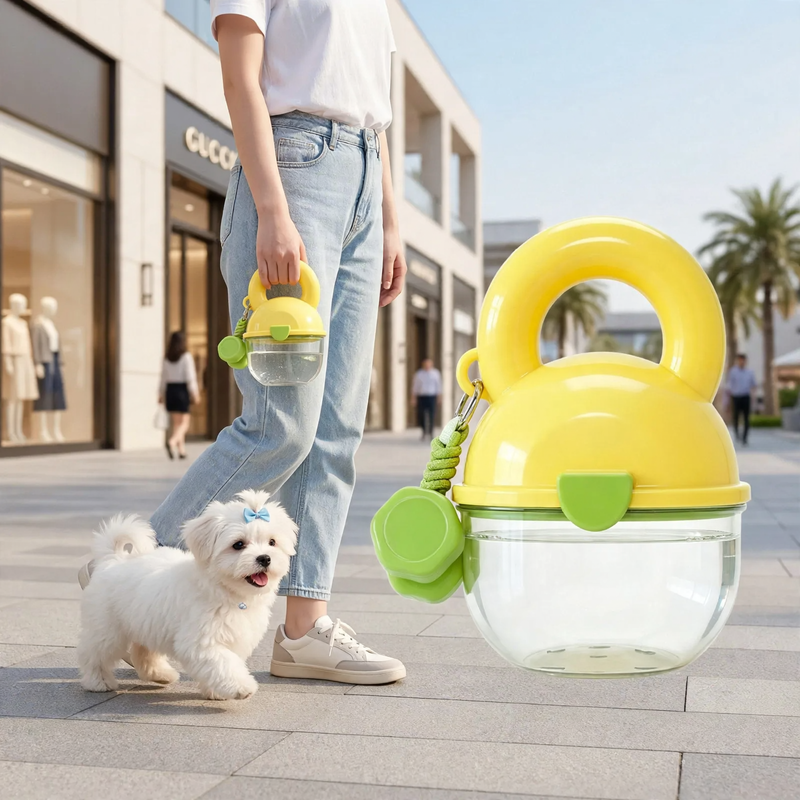 Tragbare Wasserflasche für Haustiere
