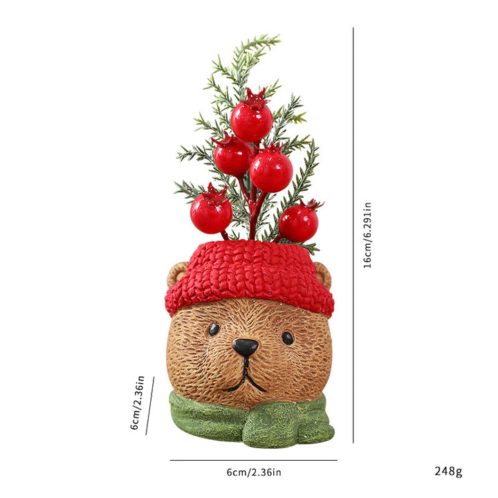 Dekorative Weihnachtsfiguren für festliche Szenen