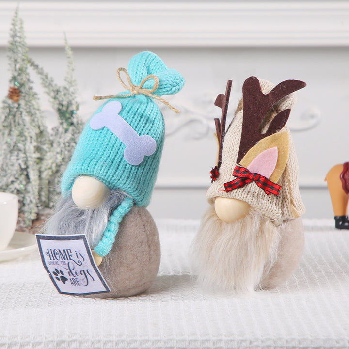 Weihnachts-Wichtel, handgeferti Stofffigur